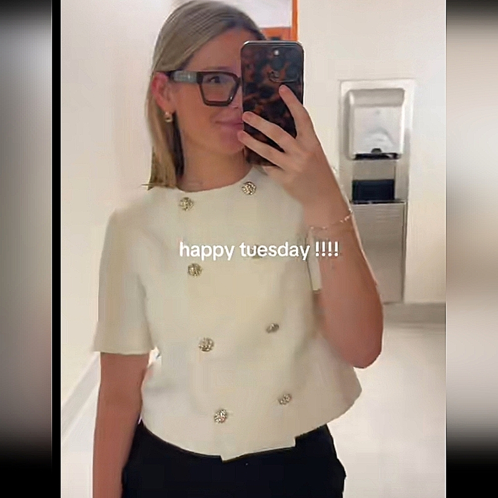 NWT Zara Short Sleeve Blazer Size XS - Picture 11 of 16